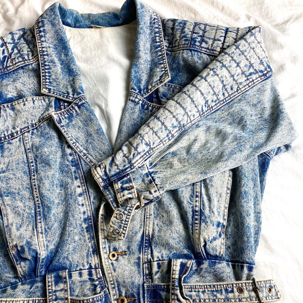 Vintage Santana Acid Wash Jacket